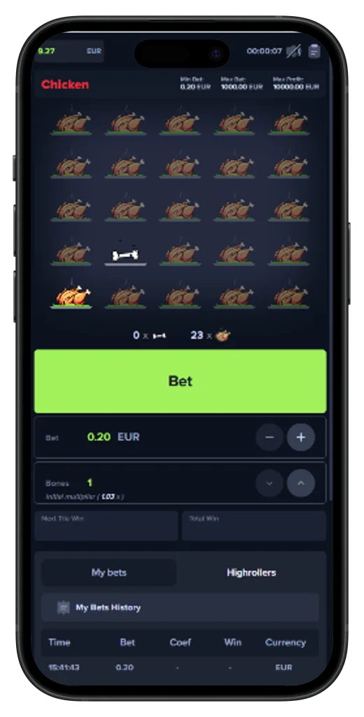 Mystake Chicken Mobile Portrait